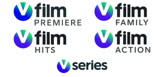 V serier og film logoer