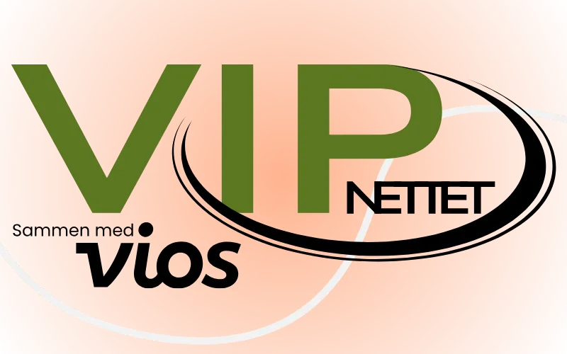 VIP nettet sammen med Vios - logo