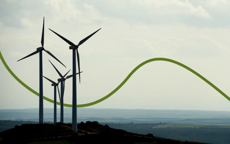 Danske vindm&oslash;ller producerer vedvarende energi