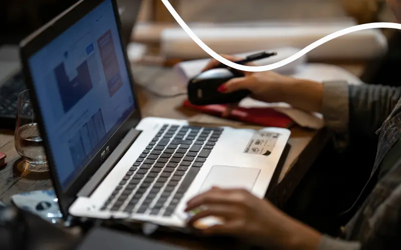 Laptop med fast ip