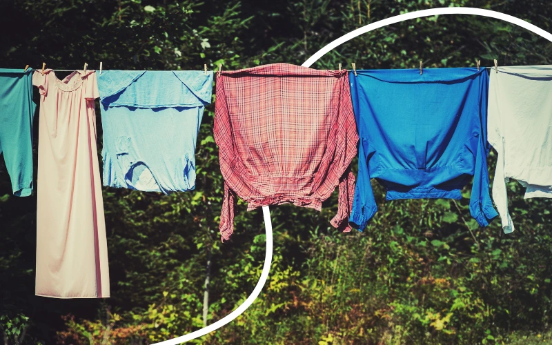Tøj tørrer i solen og vinden – den mest energivenlige tørremetode