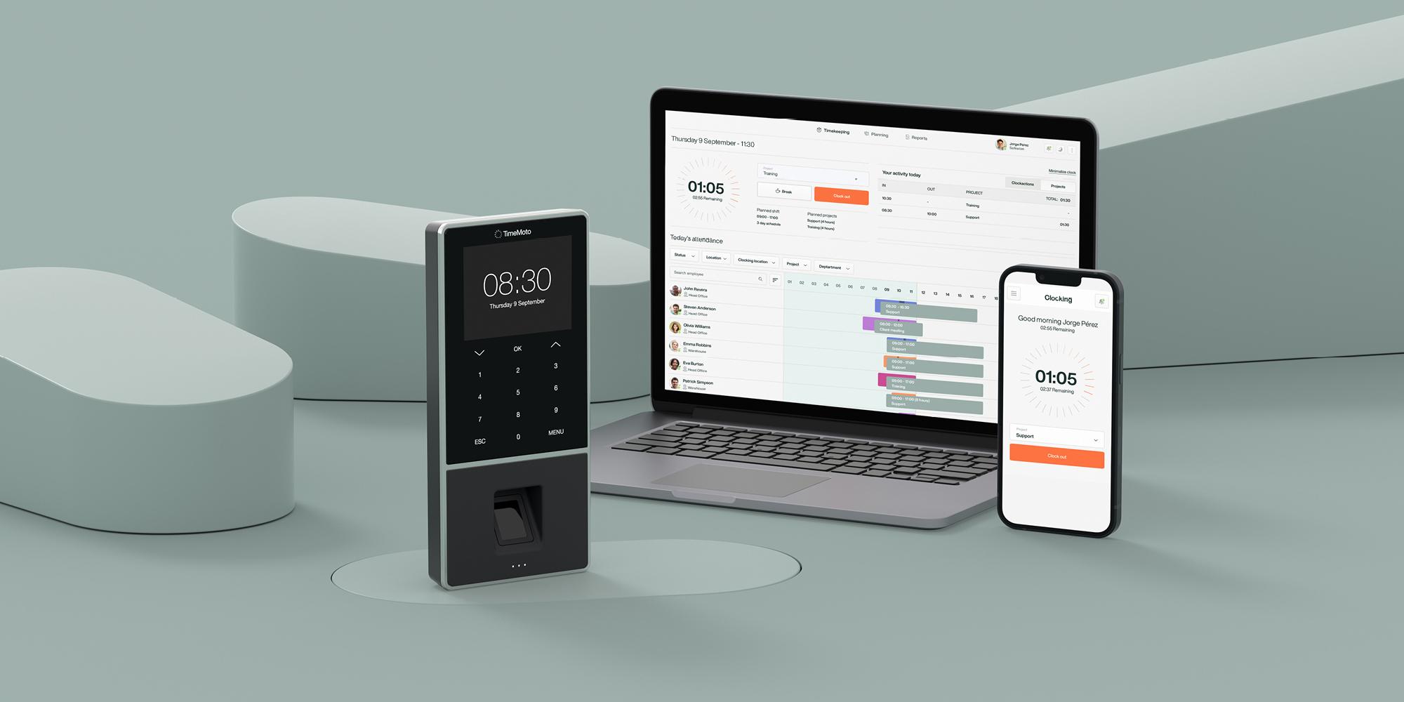 TimeMoto time and attendance software