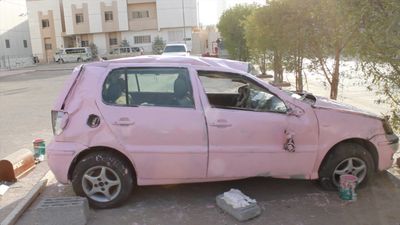 Pink car