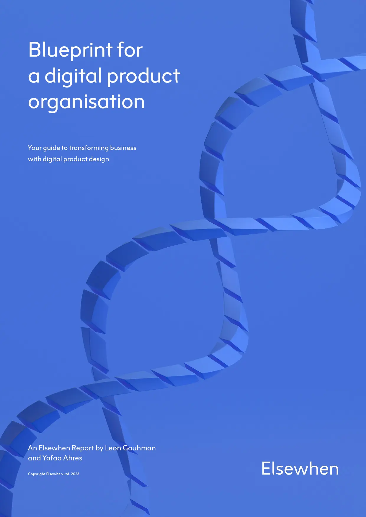 Blueprint for a digital product organisation