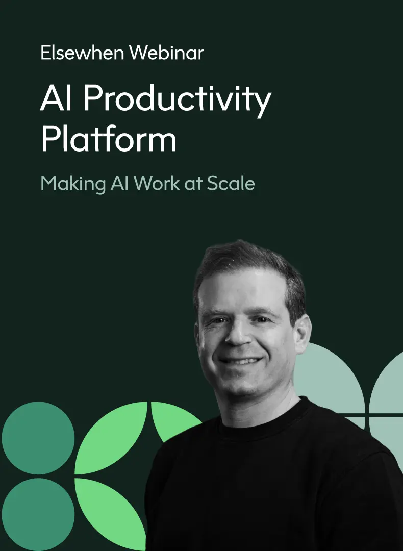 Webinar: The AI Productivity Platform – Making AI Work at Scale