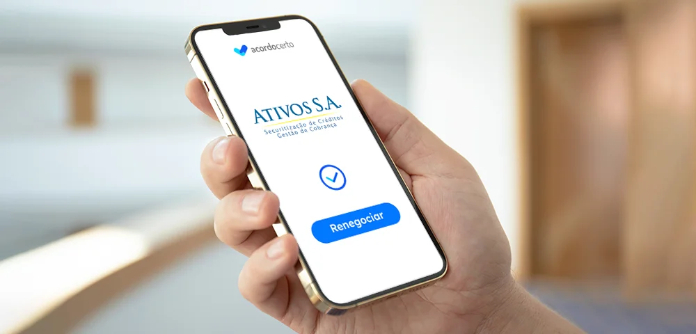 Ativos SA: Negocie sua dívida online e com desconto