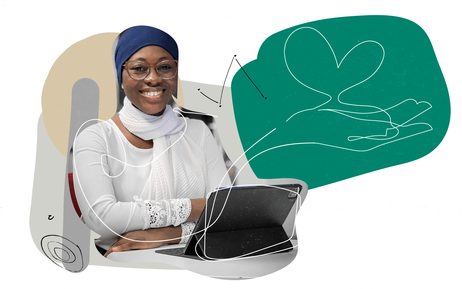 We do the heavy lifting, so you don't have to woman standing in front of a laptop
