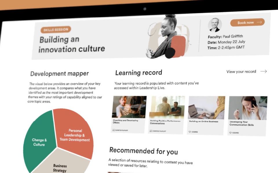 Leadership Live On-demand learning Leadership Live On-demand learning