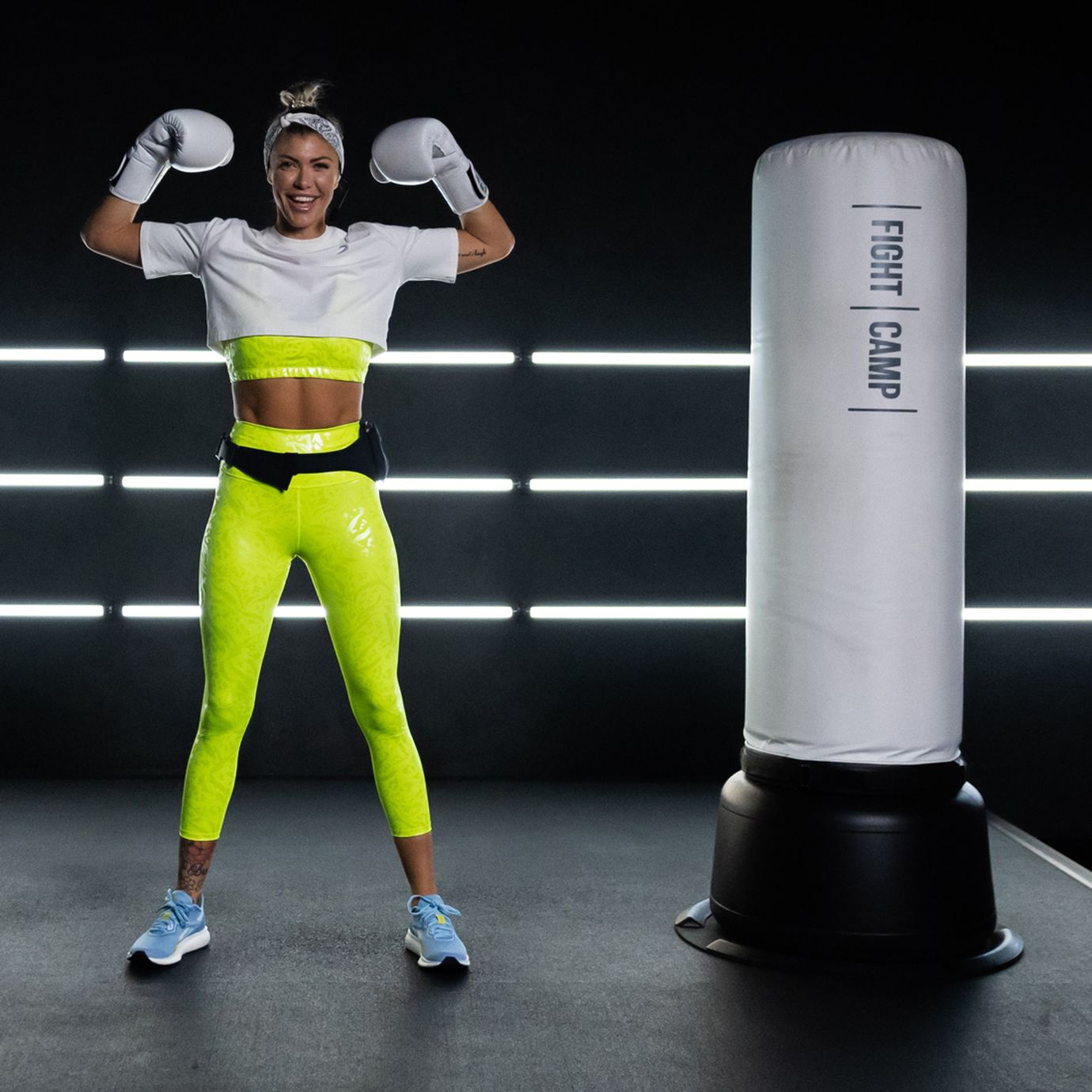 Sports bra for a boxing or kickboxing workout