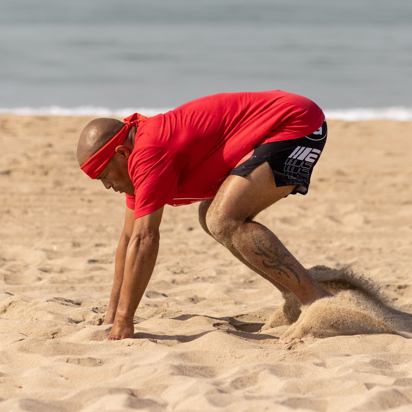 Flo Master Doing Burpees