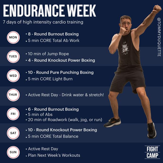 7-Day High Intensity Cardio Training