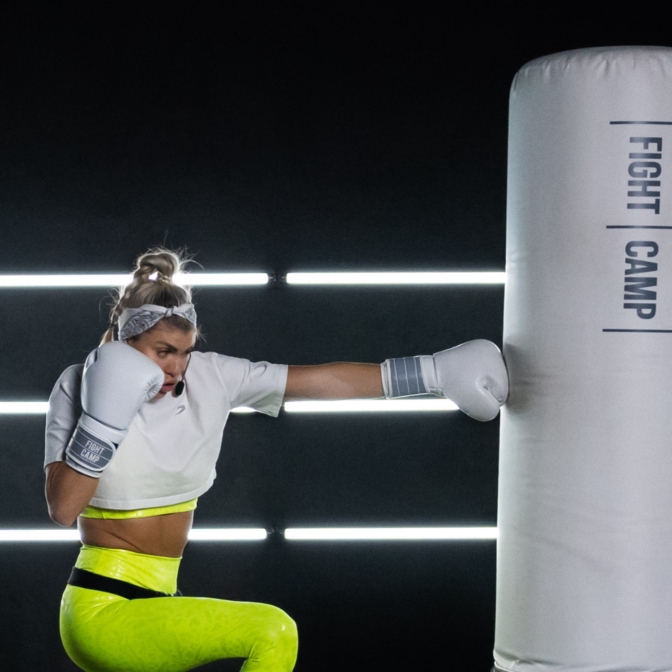 Shanie Smash Doing Squat Punches