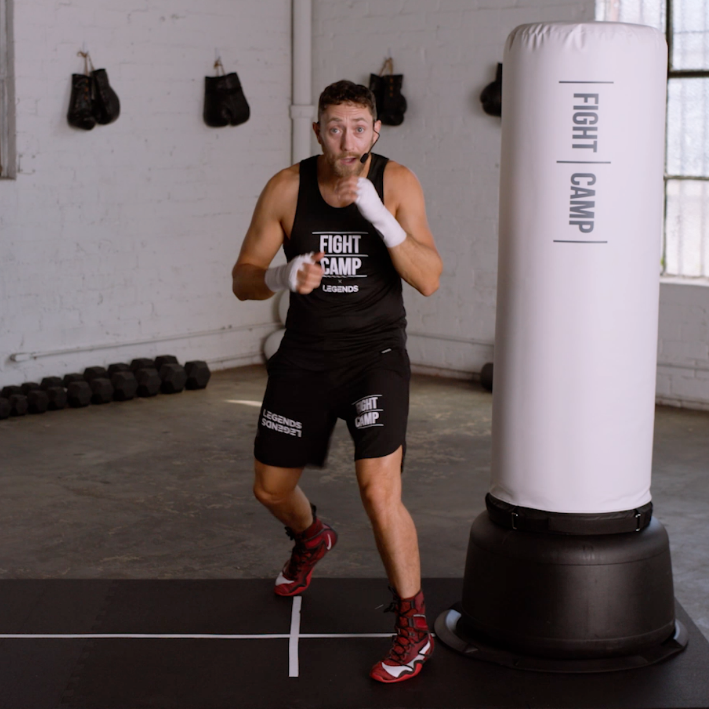 Tommy Duquette Doing a Boxer's Bounce