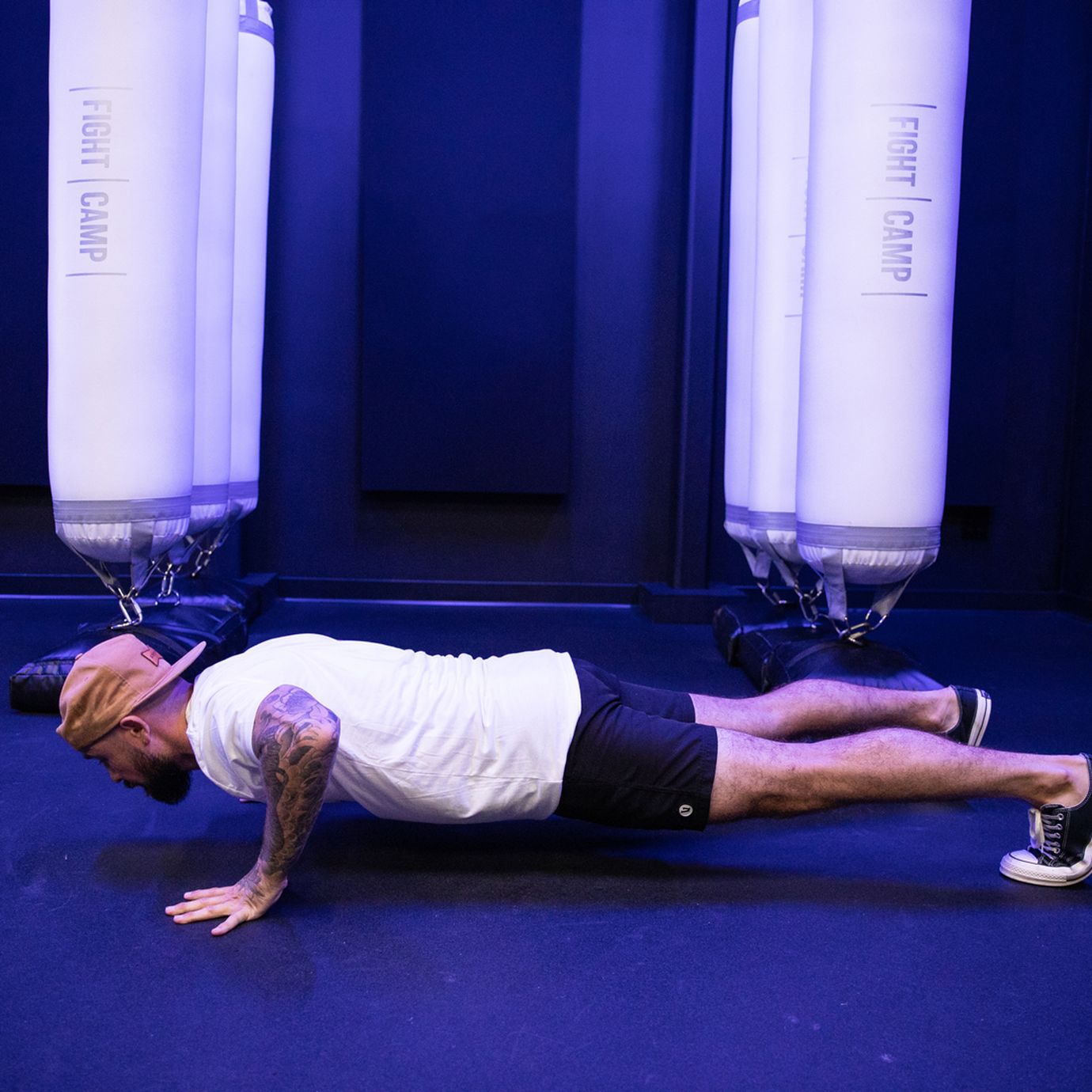 Aaron Swenson Doing Push-Ups