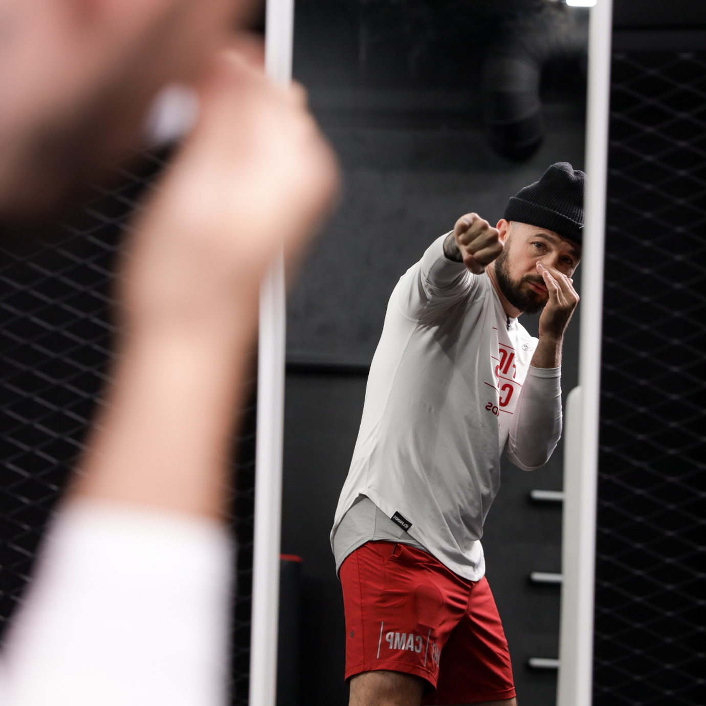 Aaron Swenson Throwing a Jab Punch