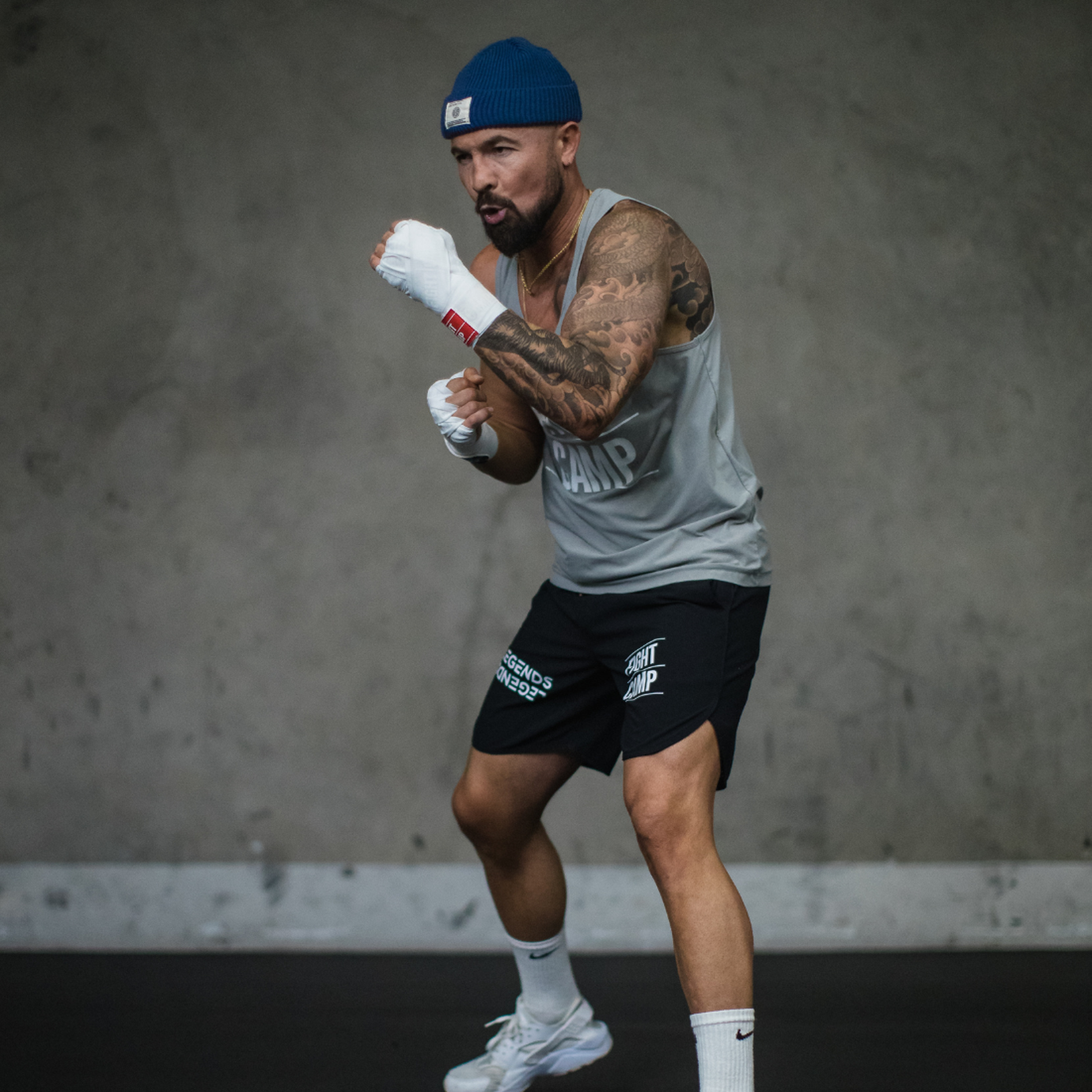 FightCamp Trainer Aaron Swenson Shadowboxing