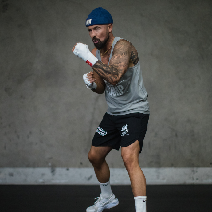 FightCamp Trainer Aaron Swenson Shadowboxing