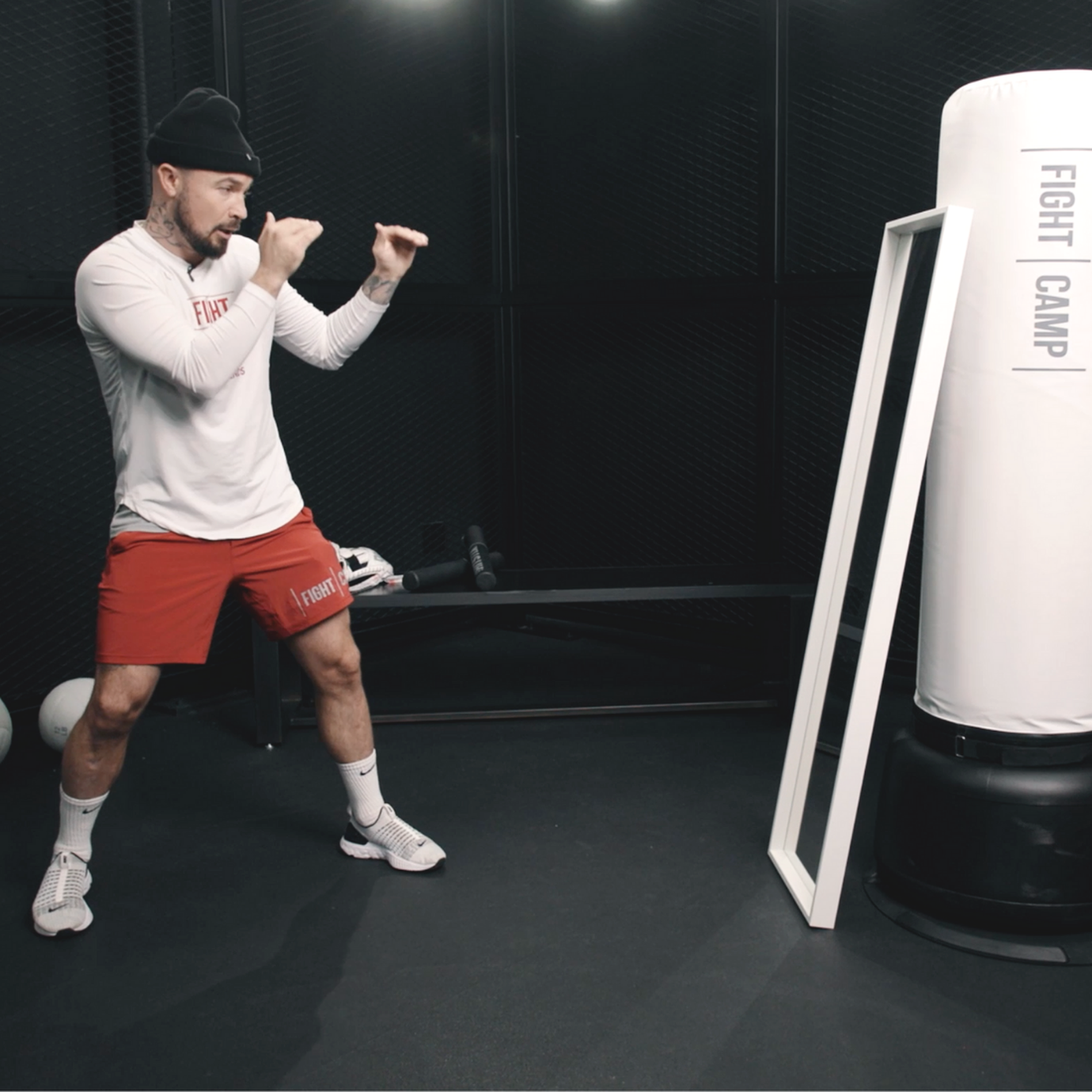Aaron Swenson in a Boxing Stance