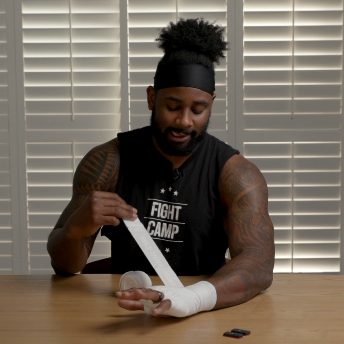 Step 8 - Use Excess Wrap For Wrist & Knuckle Support