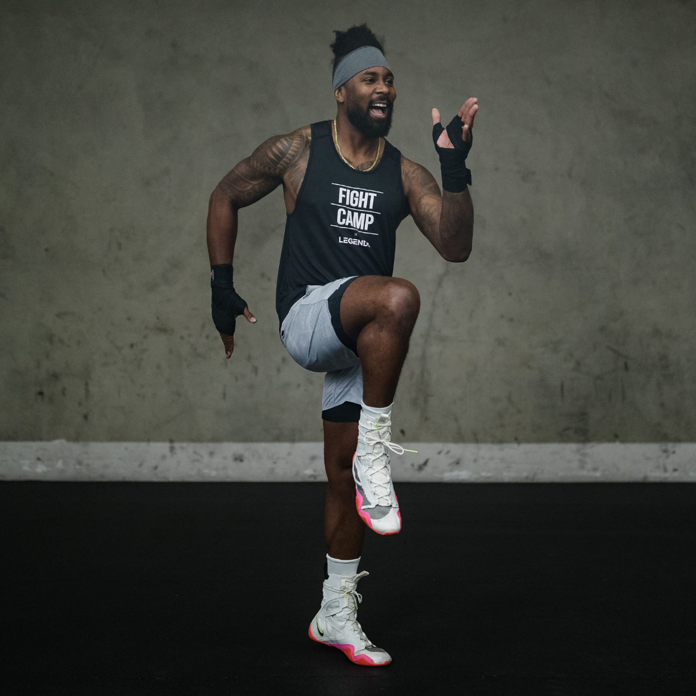FightCamp Trainer Coach PJ Exercising