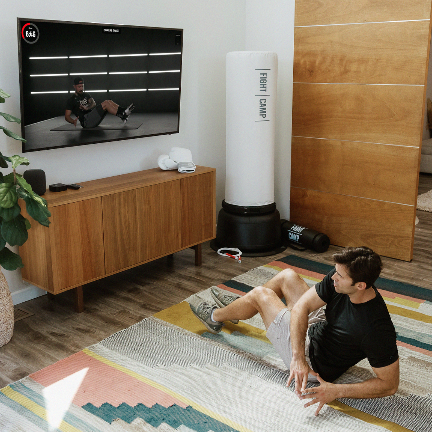 Boxer Twists Core Exercise