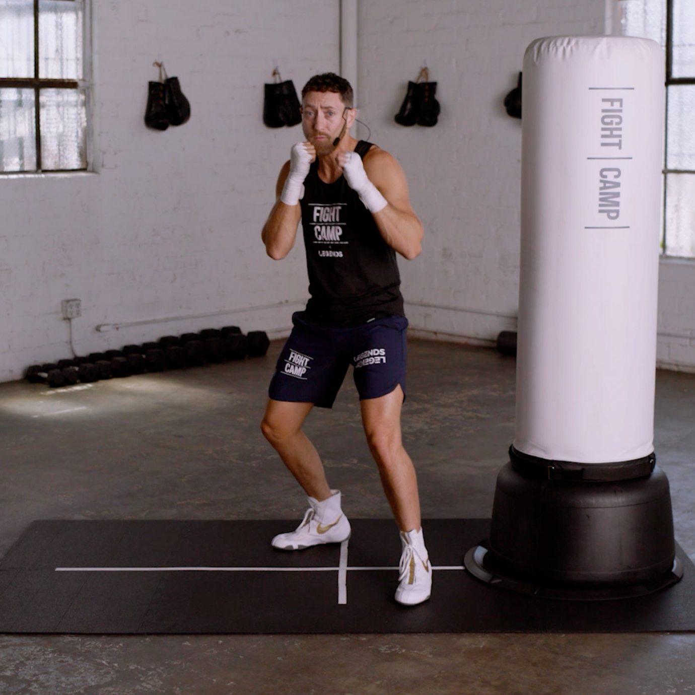 Stringing Boxing Slips Side-to-Side