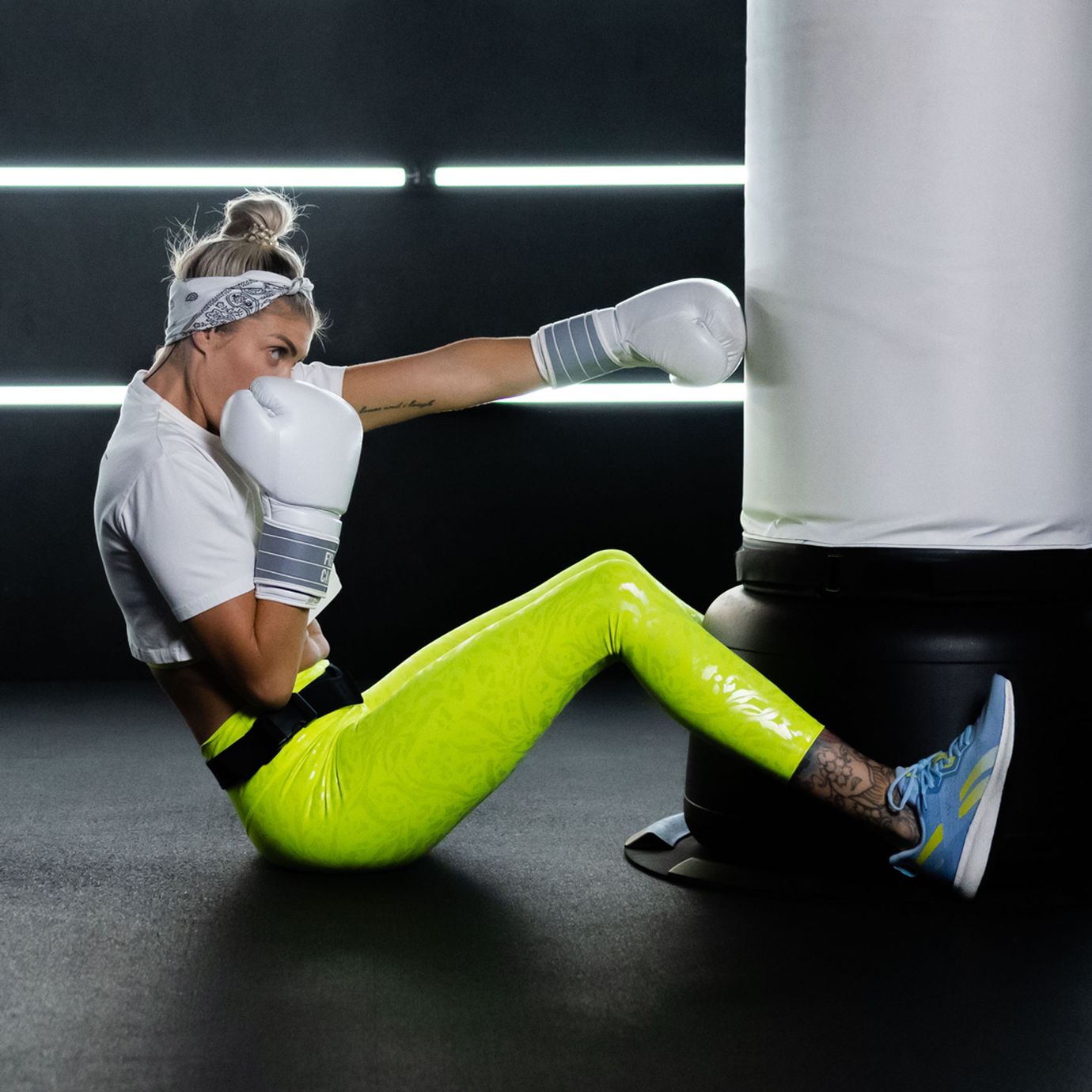 Shoes for a boxing or kickboxing workout