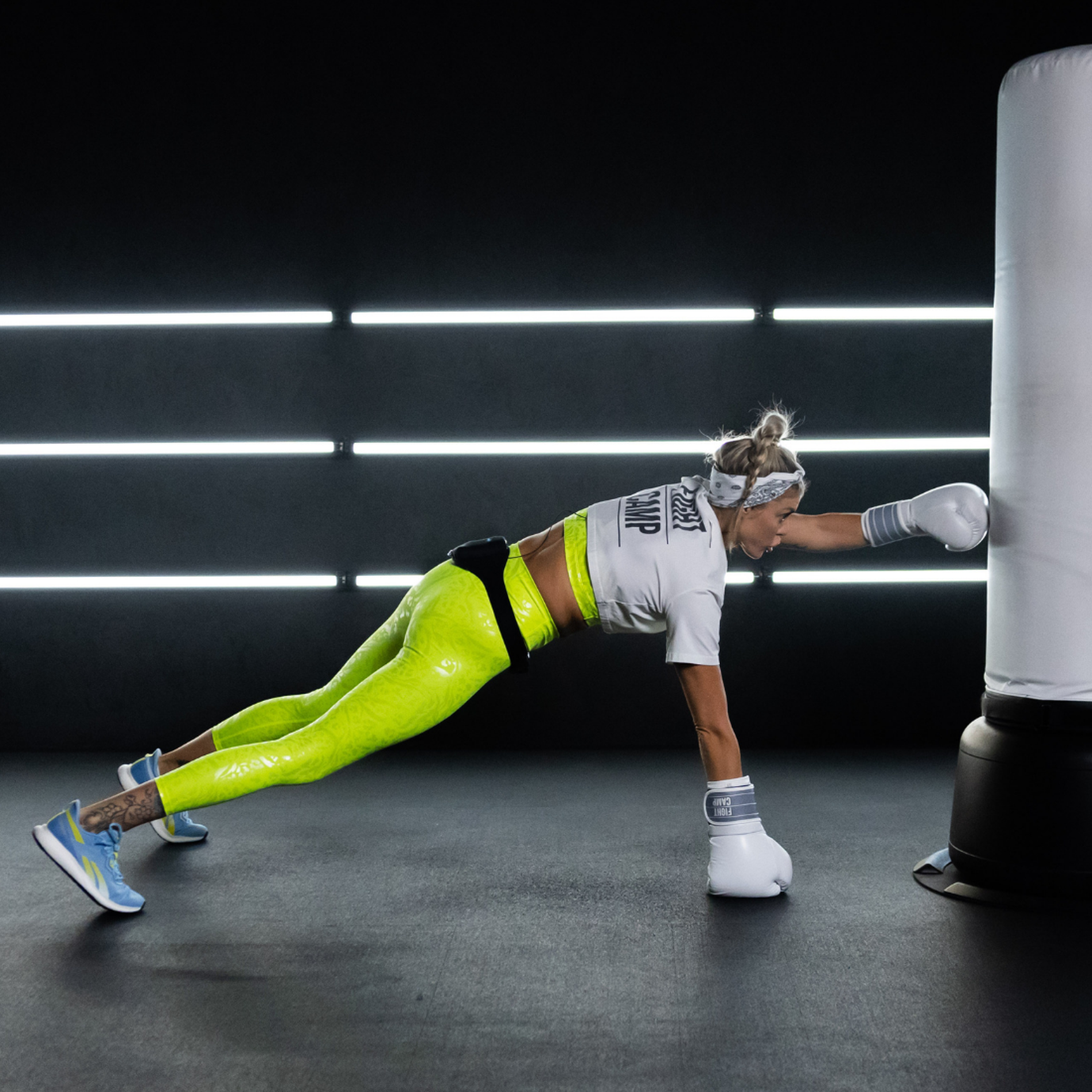 Shanie Smash Doing Plank Punches
