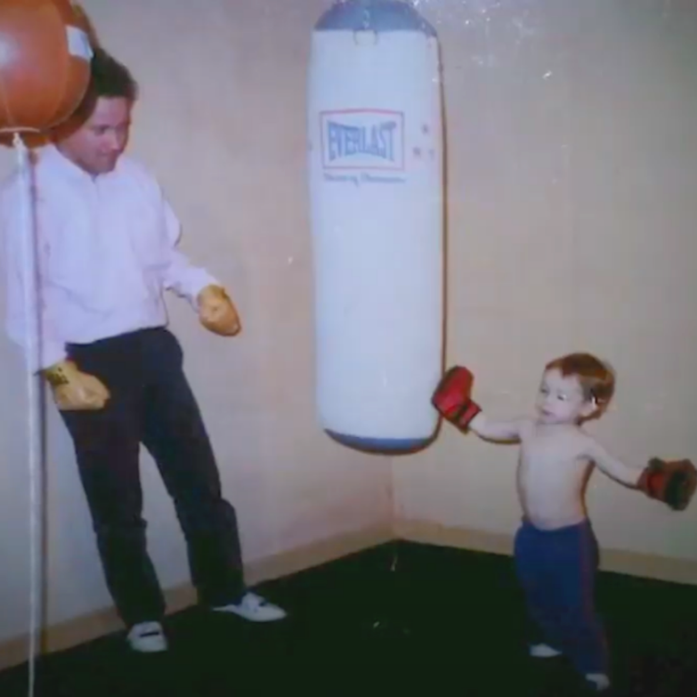 Aaron Swenson as a child