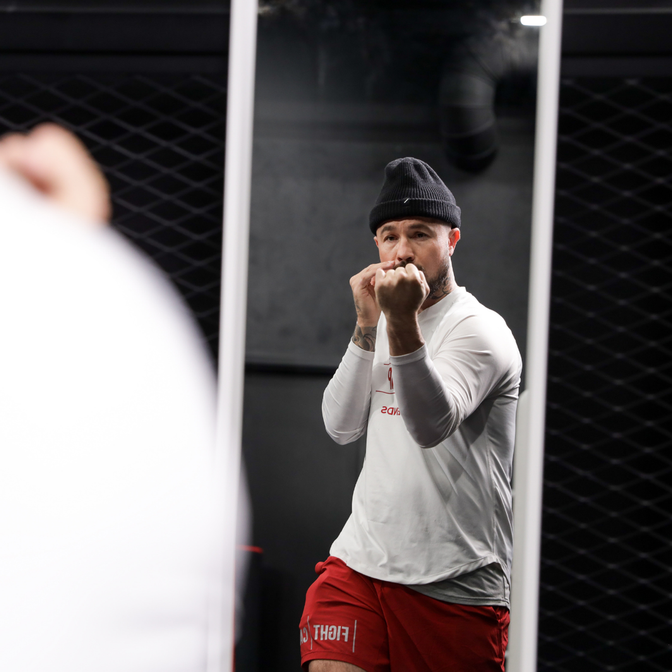 Aaron Swenson Throwing An Uppercut Punch