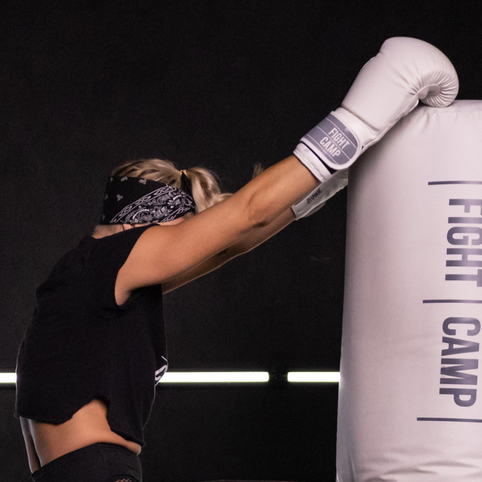 Shanie Smash Doing a Back Shoulder Stretch