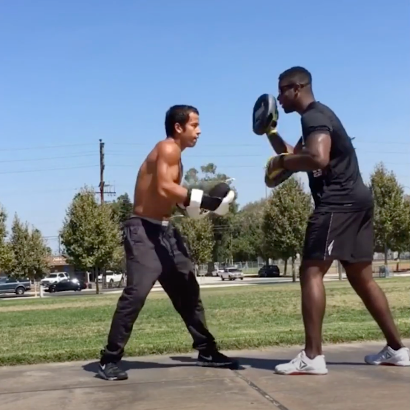 Coach PJ training clients