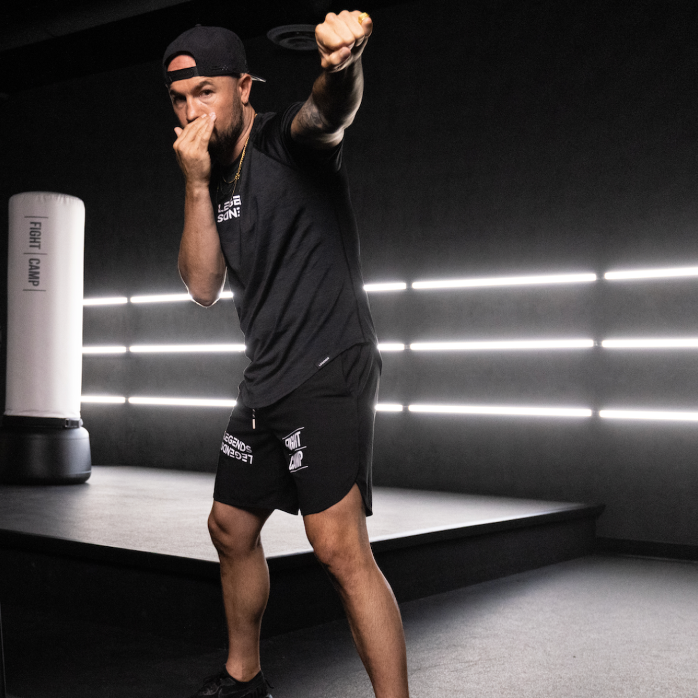 Aaron Swenson Throwing a Jab