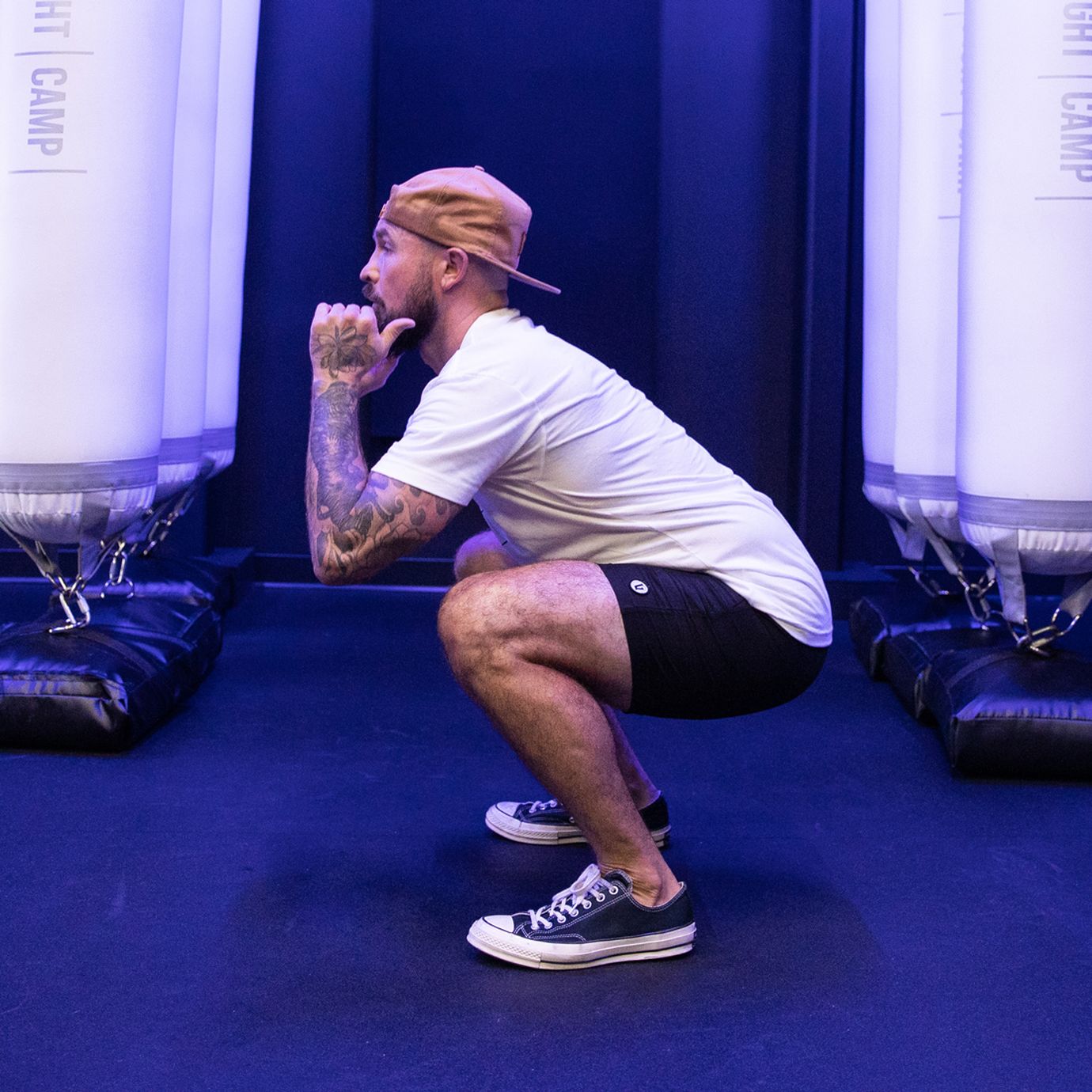Aaron Swenson Doing Squats