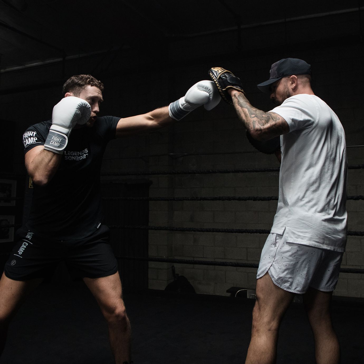 Tommy Duquette & Aaron Swenson Doing Mitt Work Training