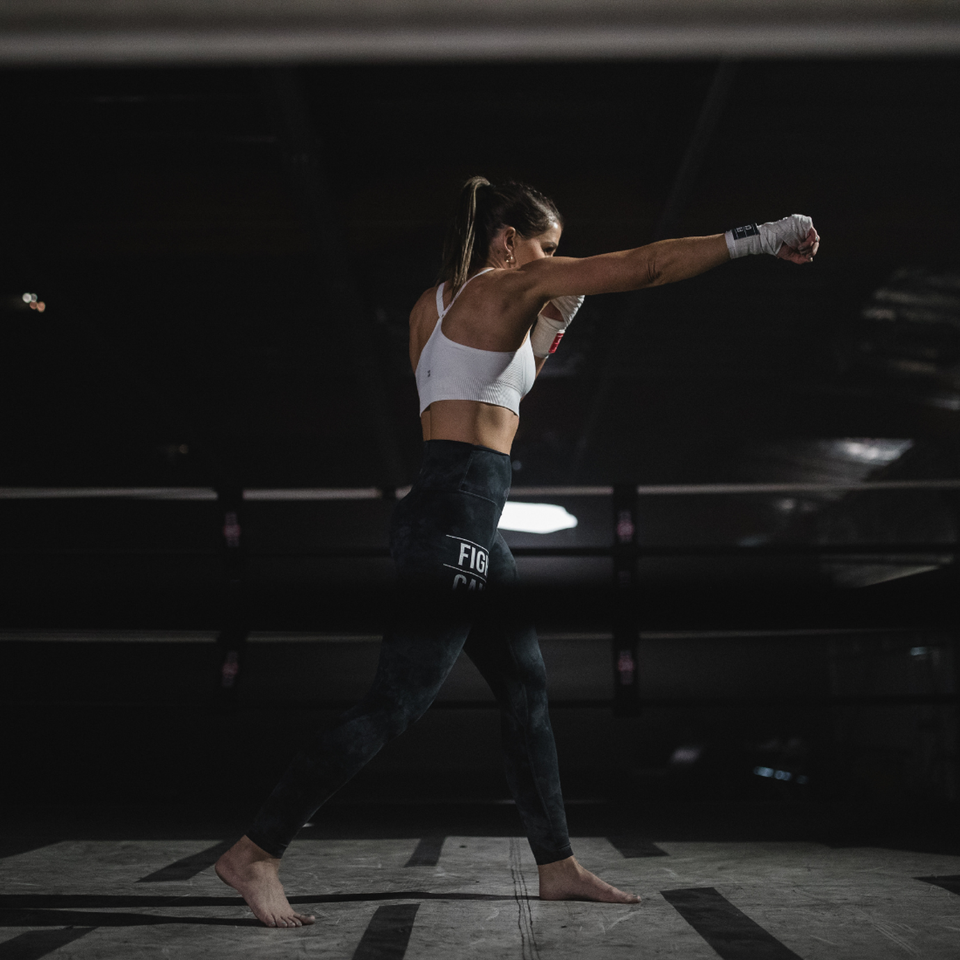 FightCamp Trainer Jess Evans Shadowboxing