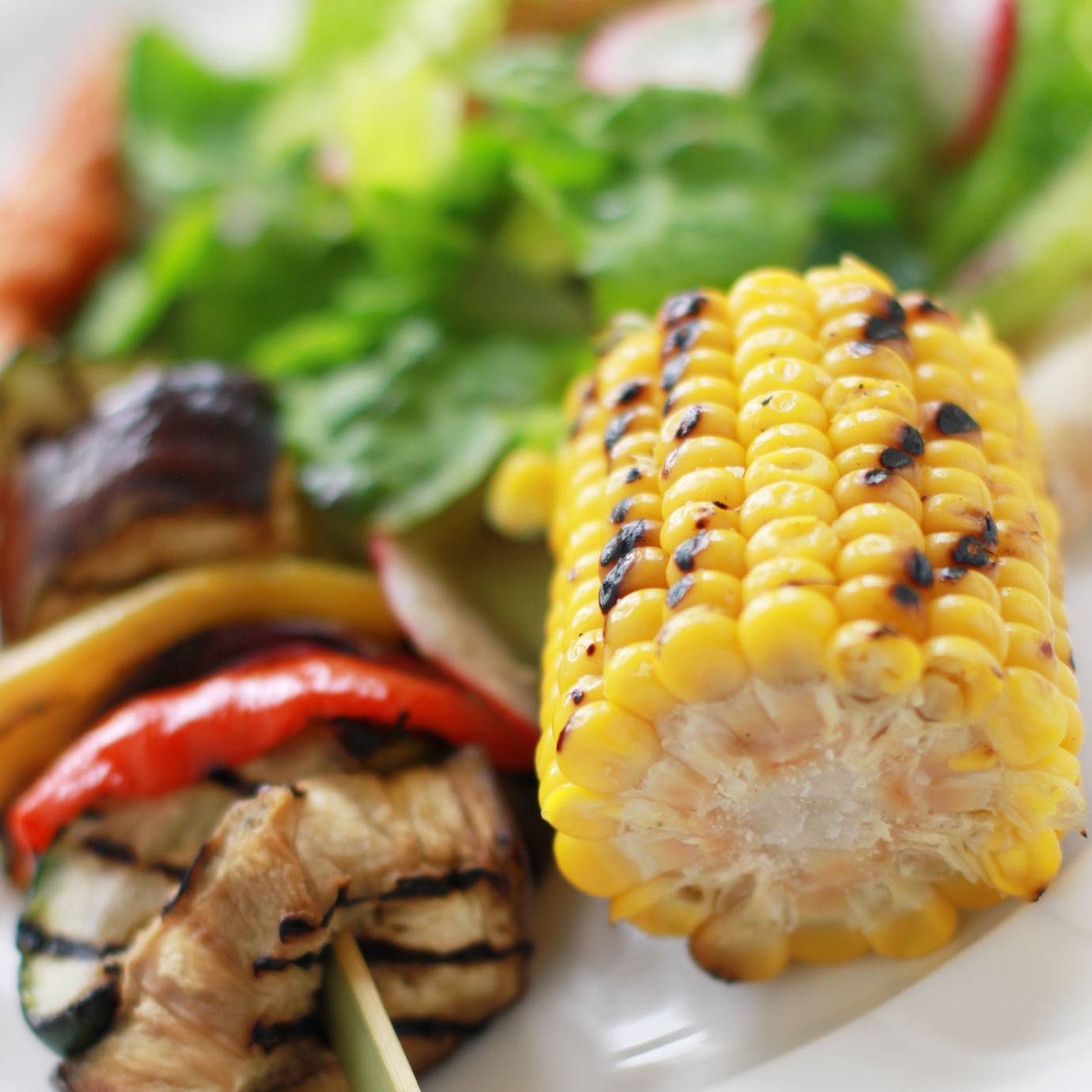 Grilled healthy plate