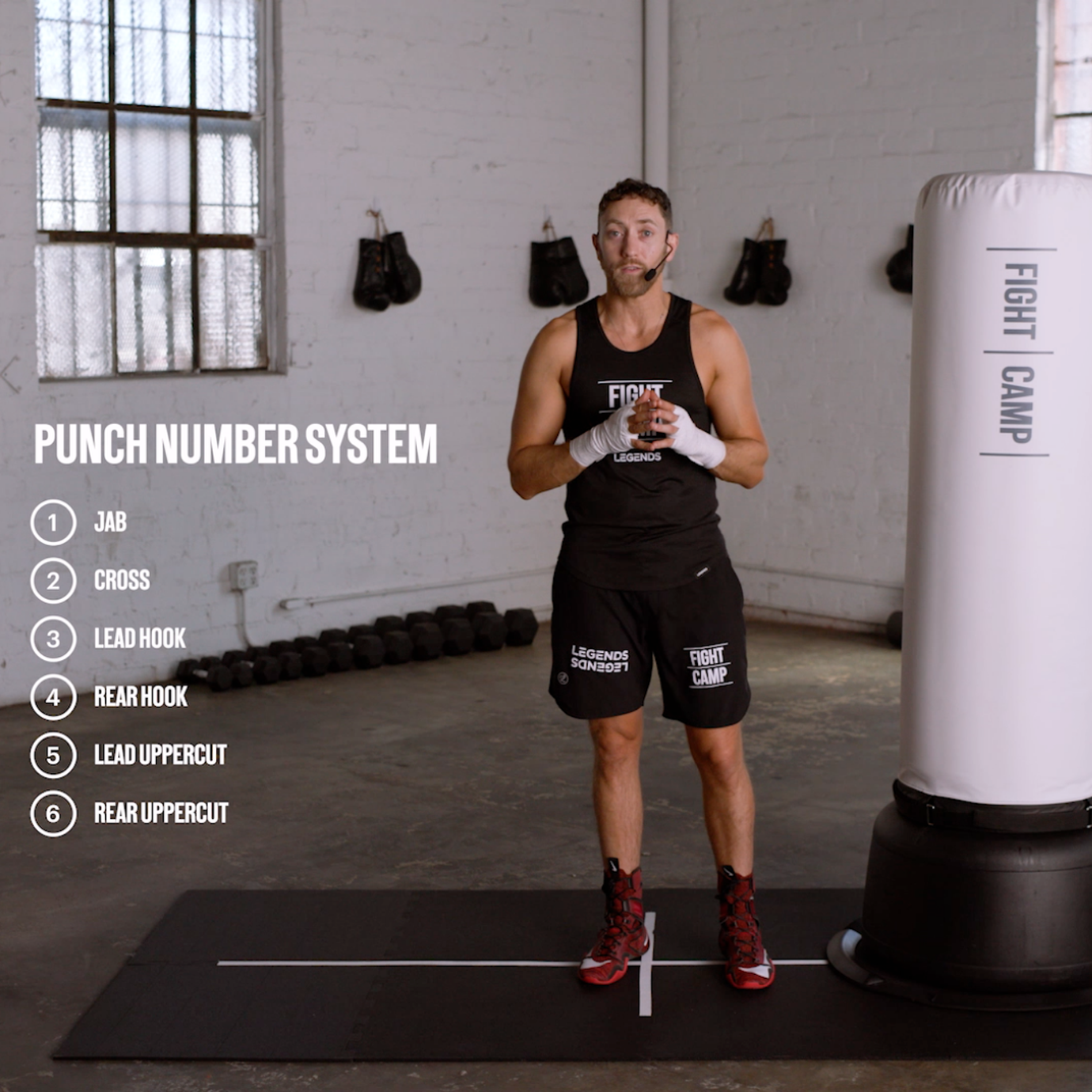 Boxing Punch Number System