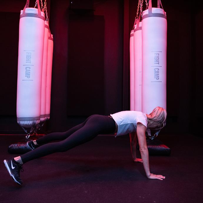 Shanie Smash Doing Plank Jacks