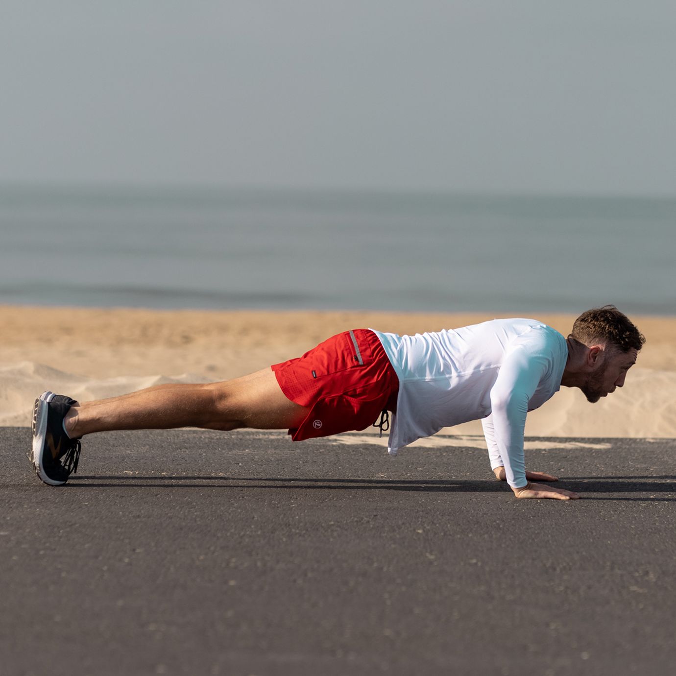 Tommy Duquette Doing Push Ups