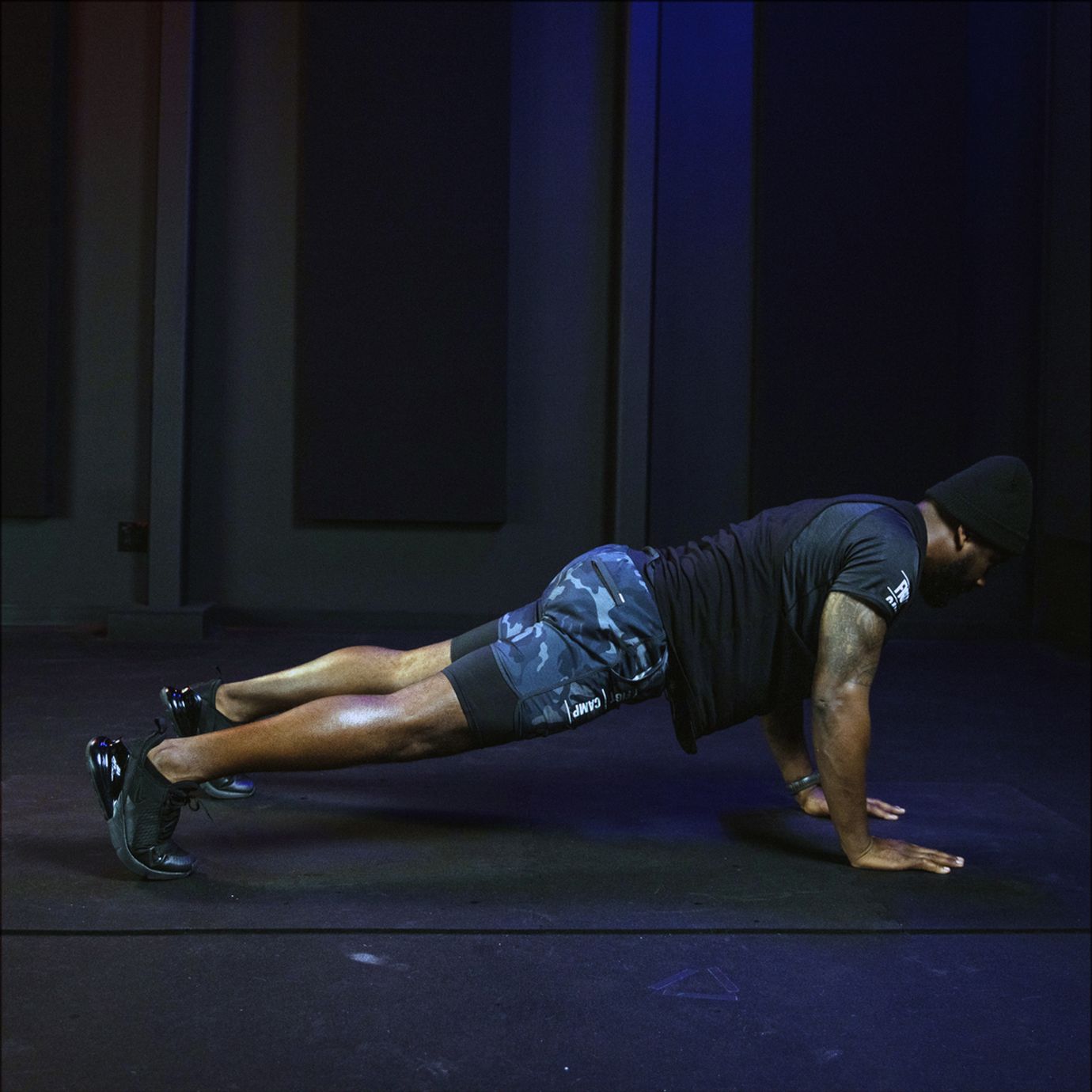 Coach PJ Doing Inchworms
