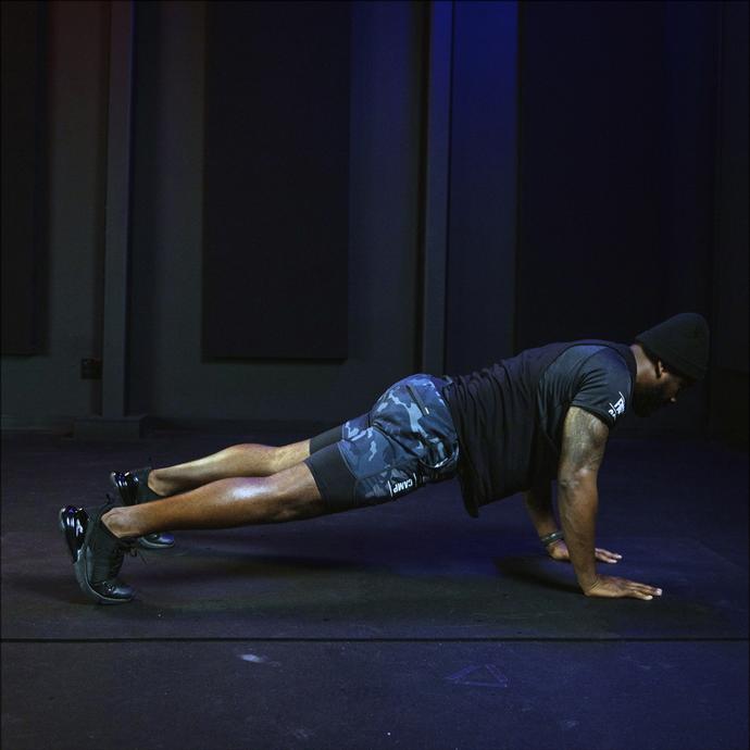 Coach PJ Doing Inchworms