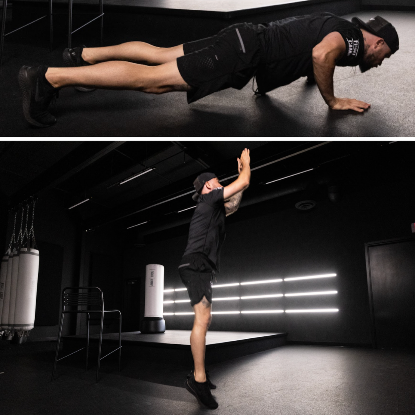 Aaron Swenson Doing Burpees