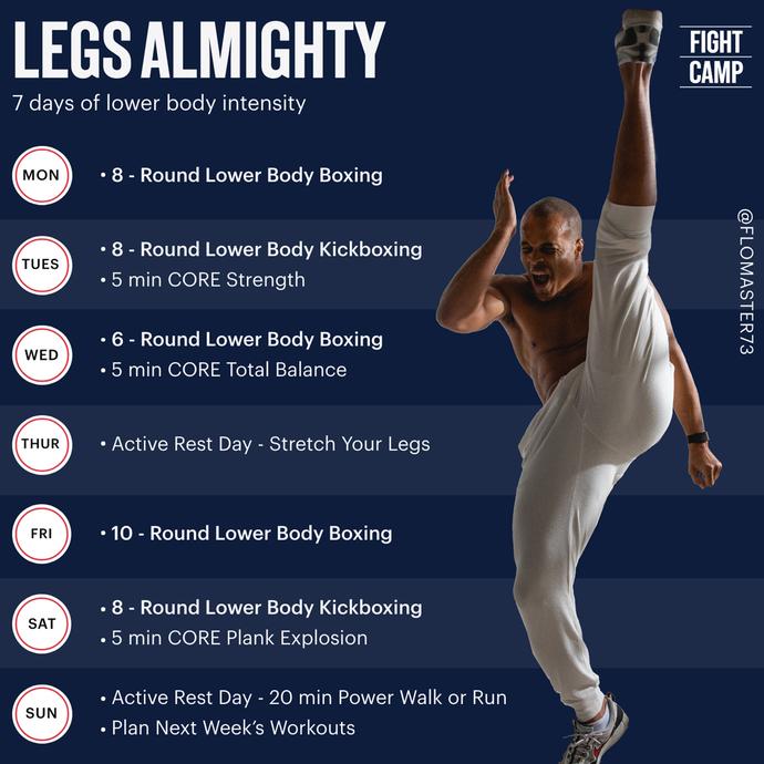 7-Day Intense Lower Body Workout