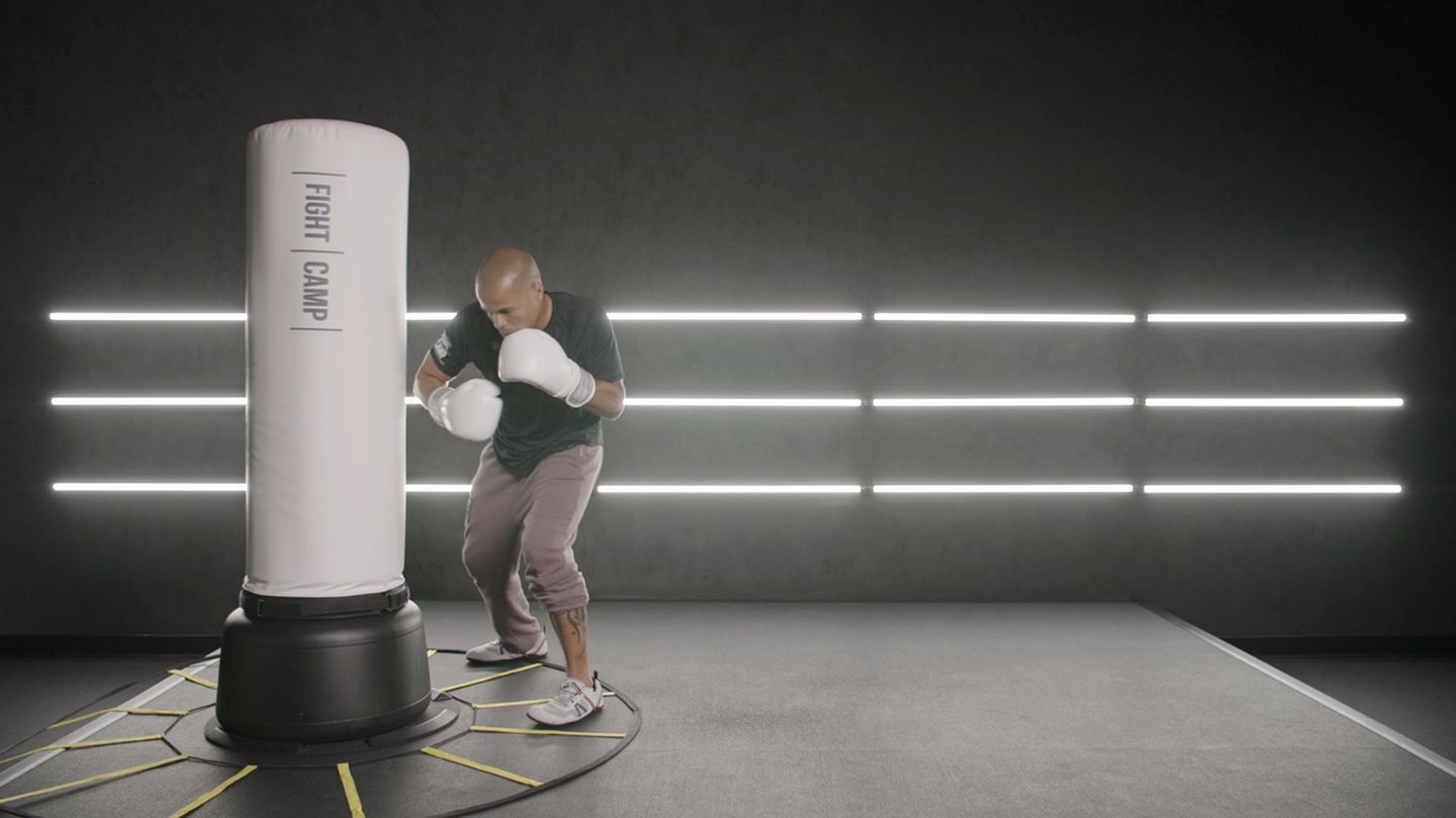 Agility Ladder Boxing Drill #3: Pendulum Step + Uppercuts