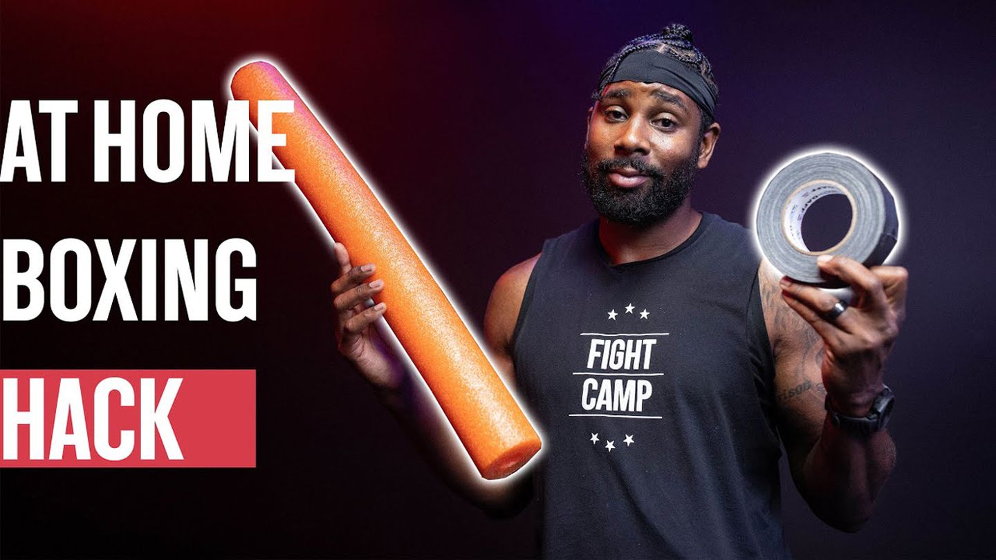 At Home Boxing Training (using HOUSEHOLD ITEMS)