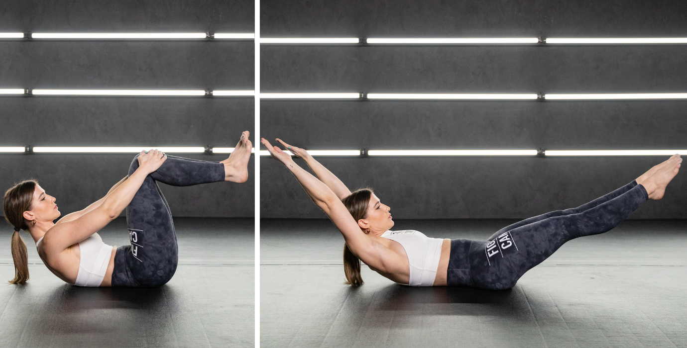 Double Leg Stretch Pilates Exercise For Boxers