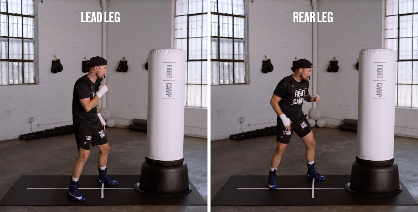 Aaron Swenson doing a lateral move drill