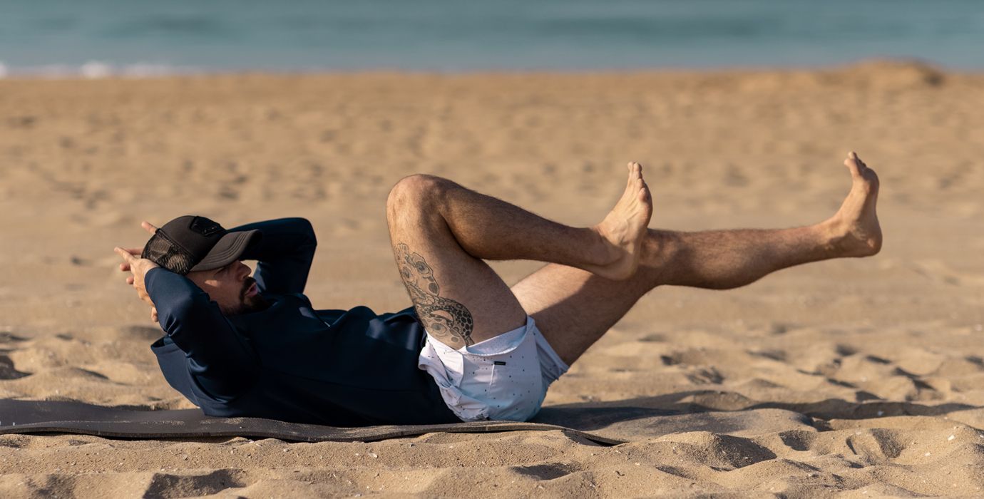 Aaron Swenson Bicycle Crunches