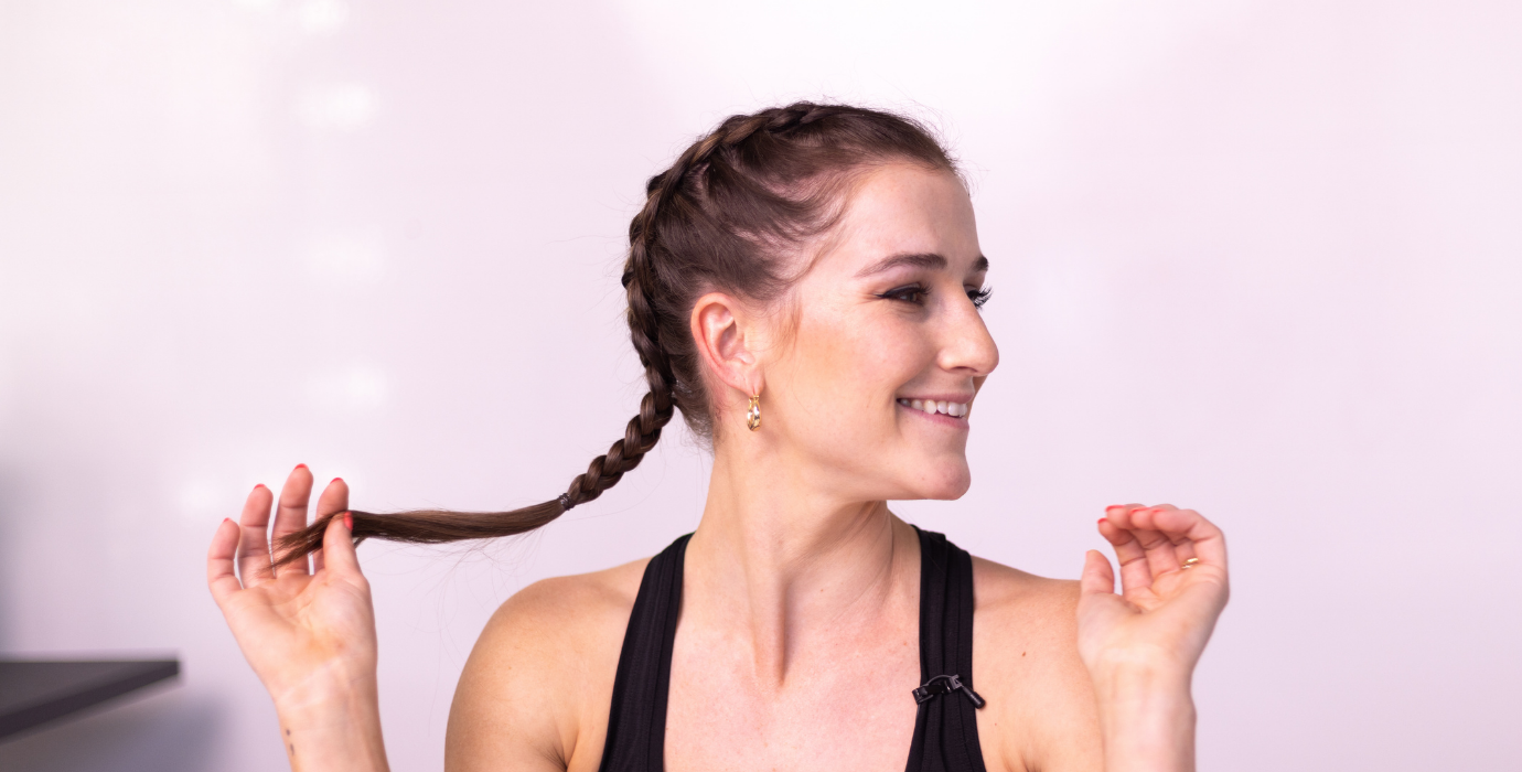 Workout Hairstyle - Boxer Braids